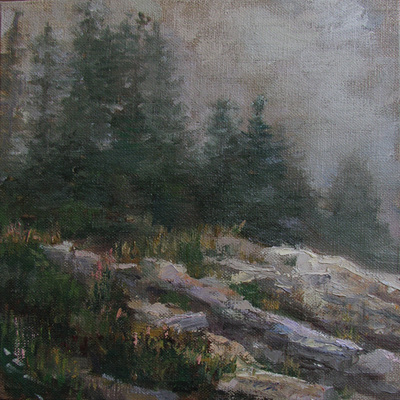 Maine mist, 8x8